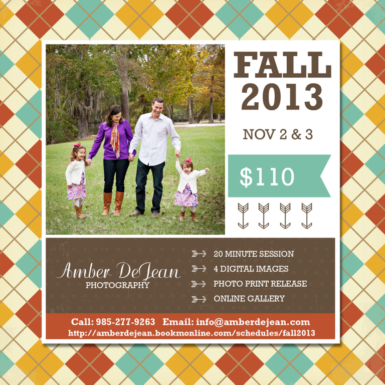 Fall 2013 family mini sessions