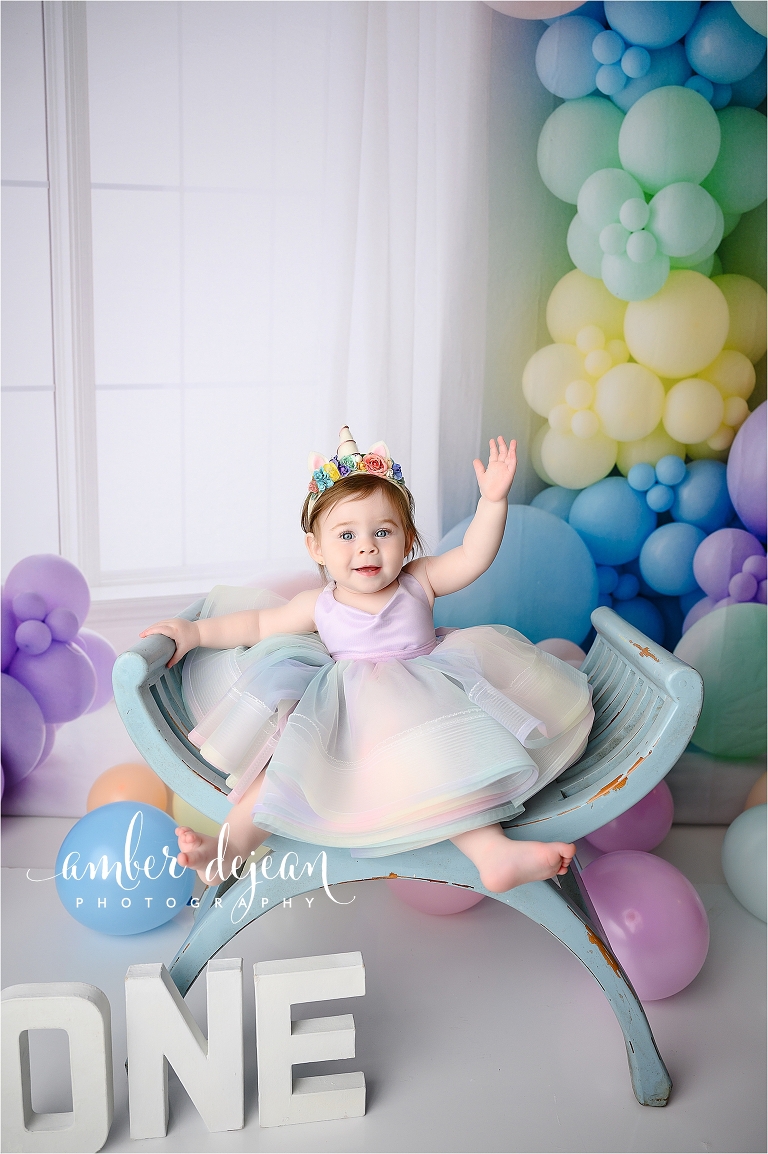 Kate first birthday cake smash