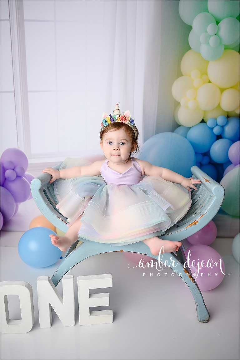 Kate first birthday cake smash