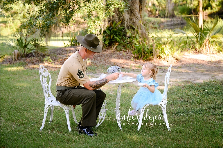 Family tea party session