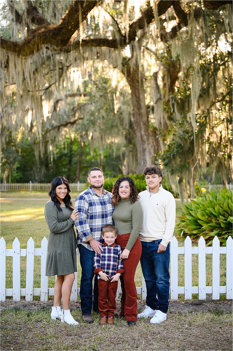Family session at Fairview park