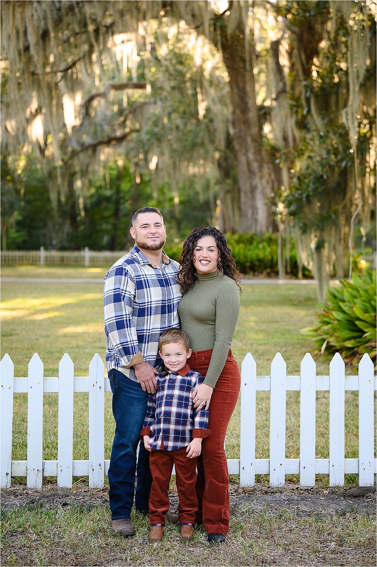 Family session at Fairview park