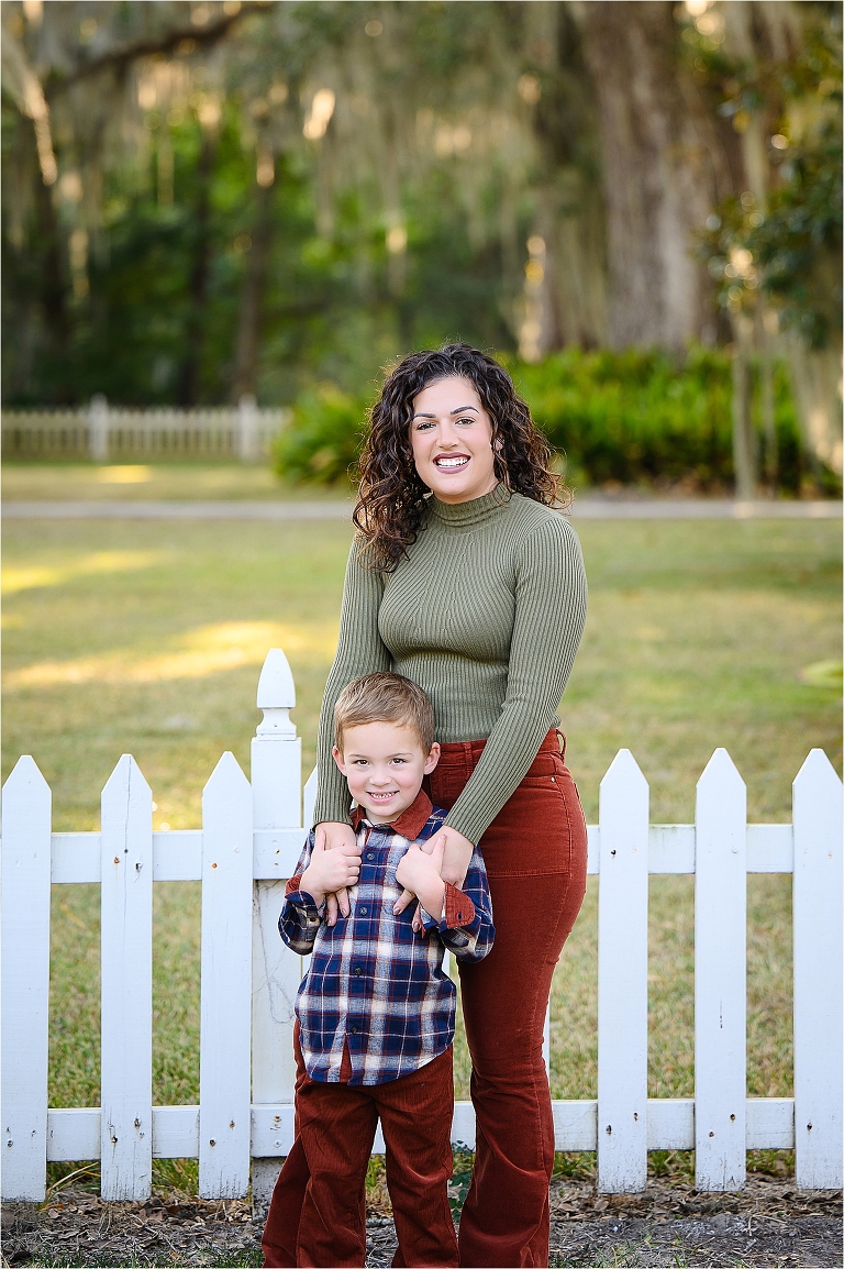 Family session at Fairview park