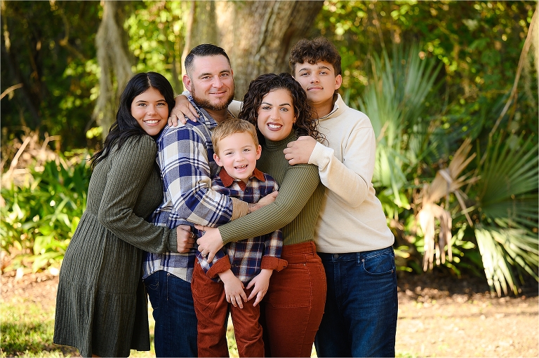 Family session at Fairview park