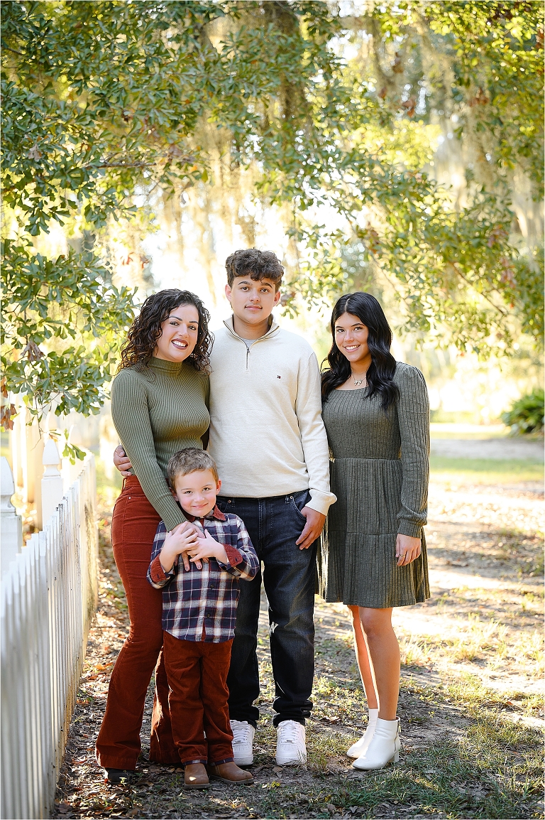 Family session at Fairview park