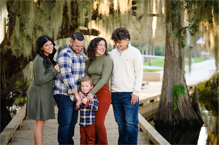 Family session at Fairview park