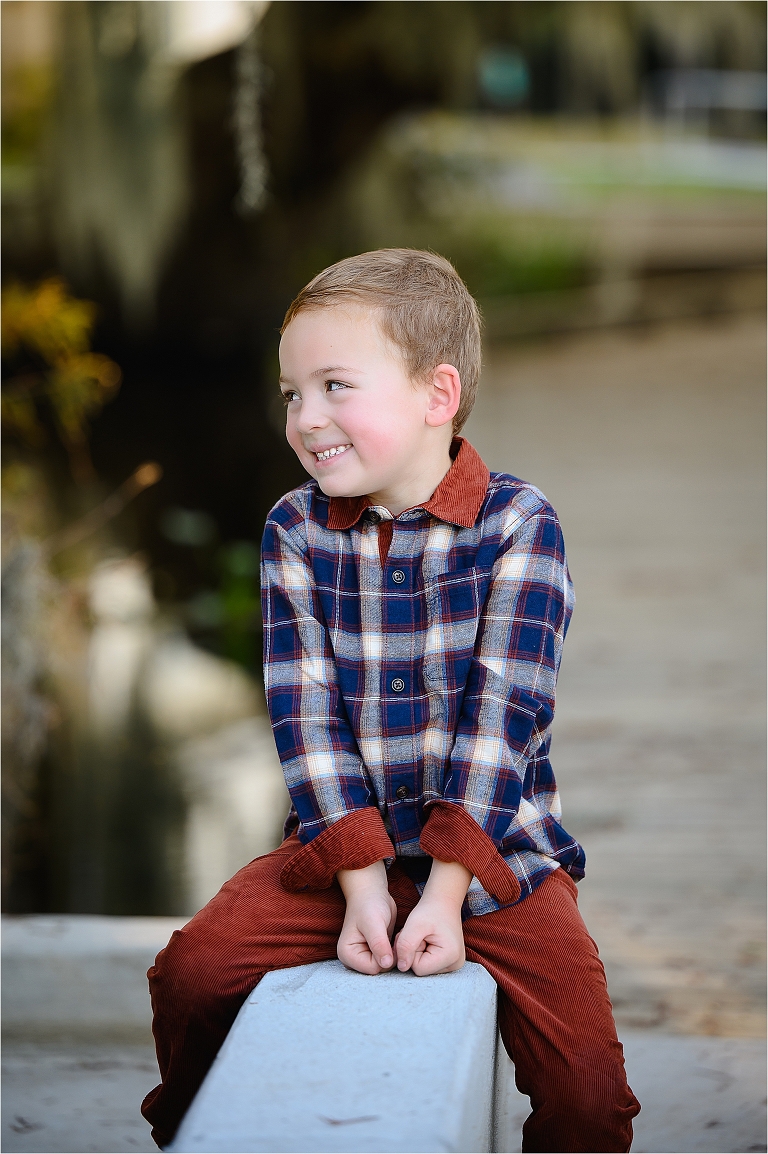Family session at Fairview park