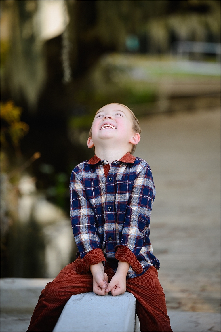 Family session at Fairview park