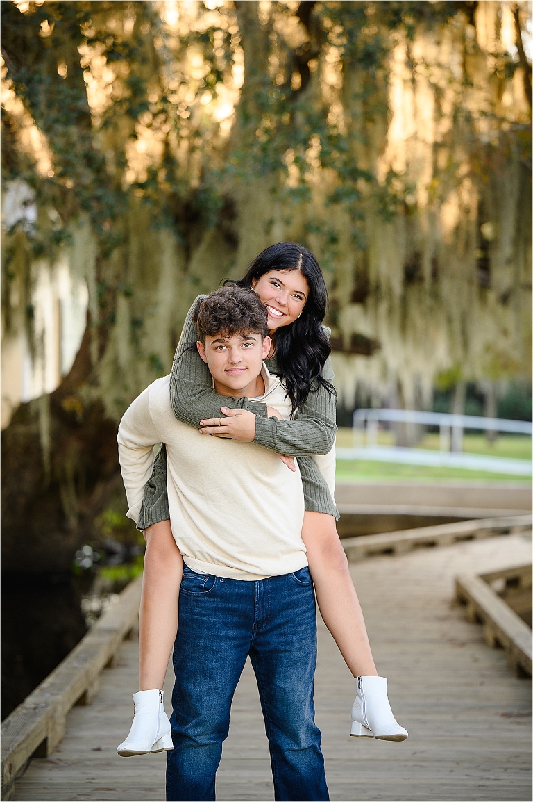 Family session at Fairview park